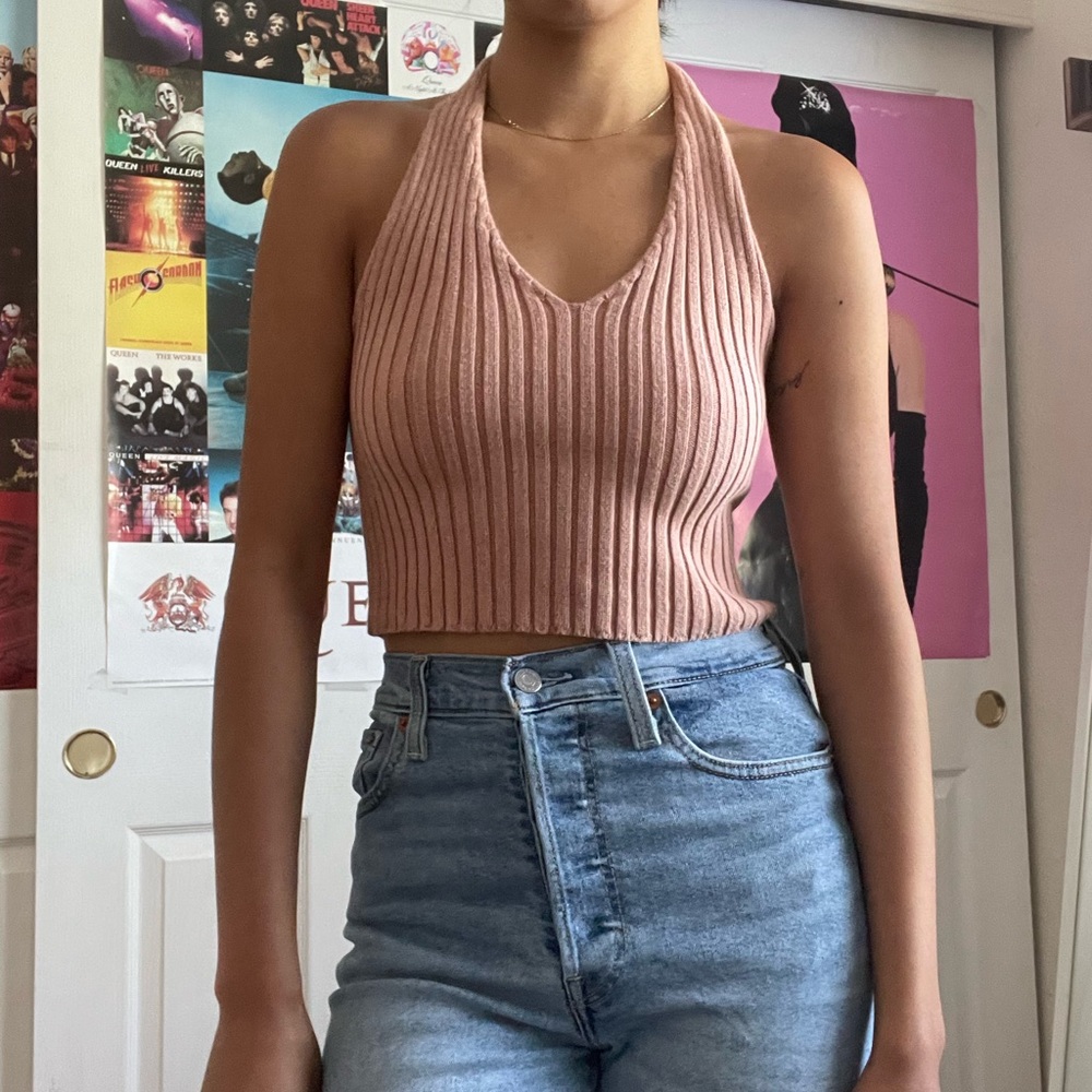 Knit Halter Top